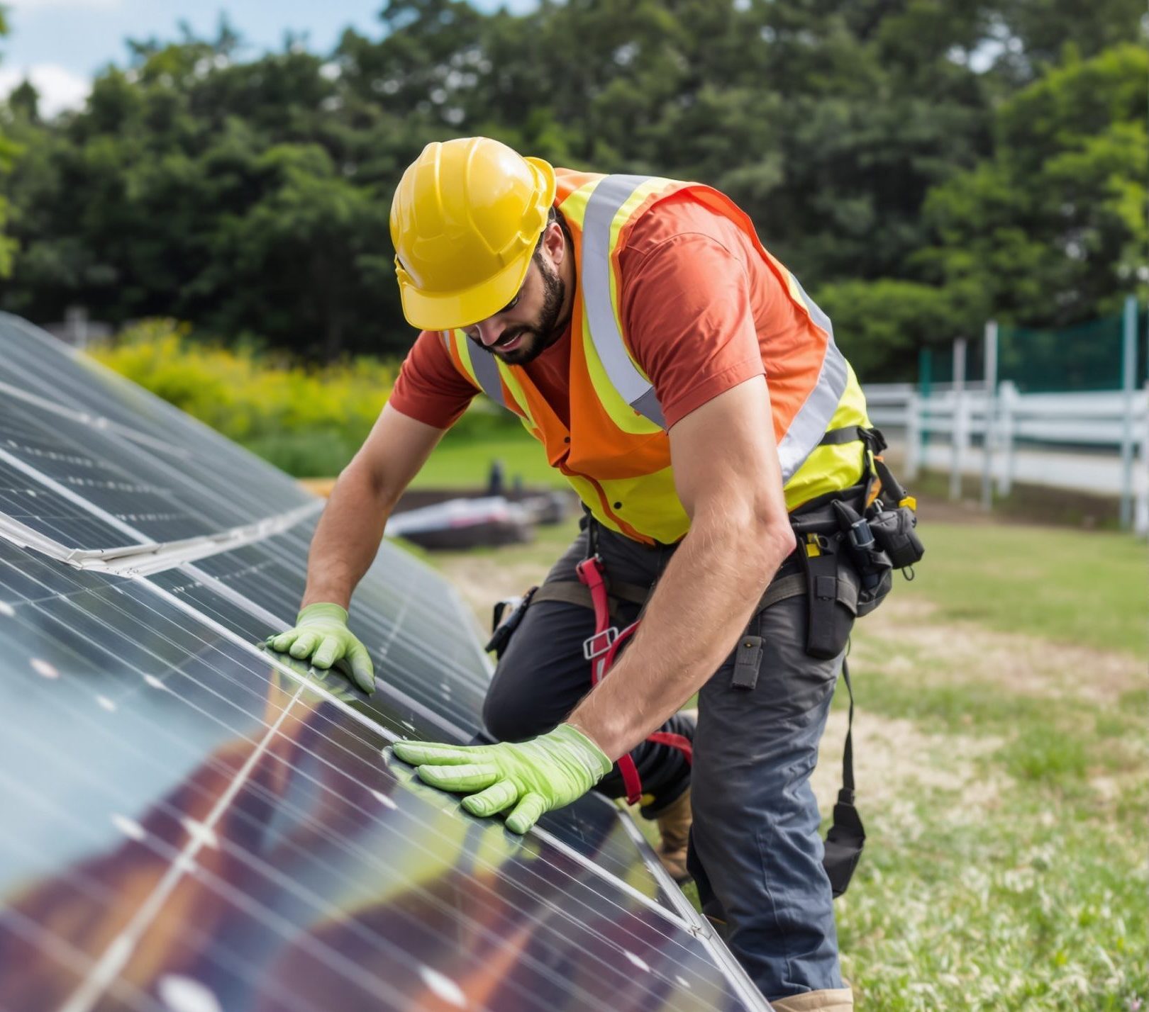 Empresa de limpieza y mantenimiento de paneles solares